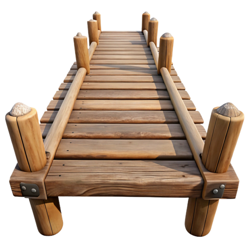 vibrant traditional Temporary Walkway Wooden Planks Transparent Background png