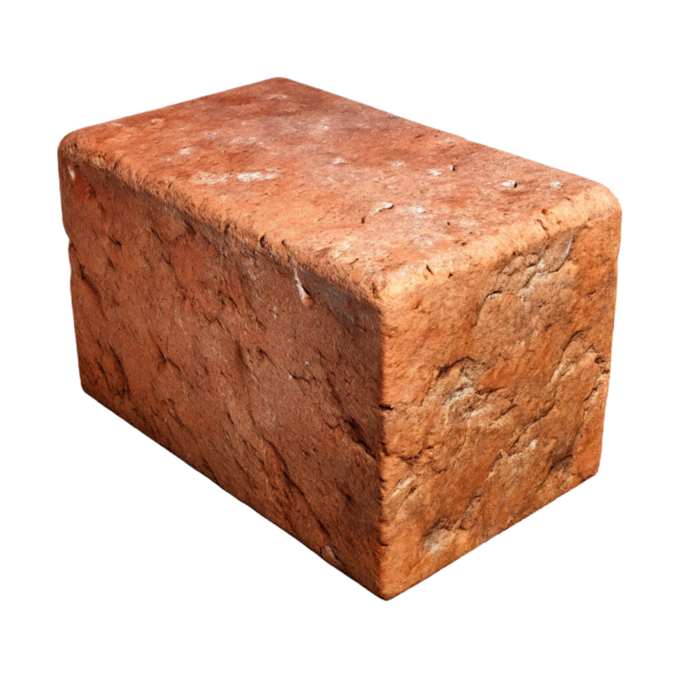 beautiful minimalist Textured Brick Touch Sensation Isolated on Transparent Background Rough and Porous authentic png