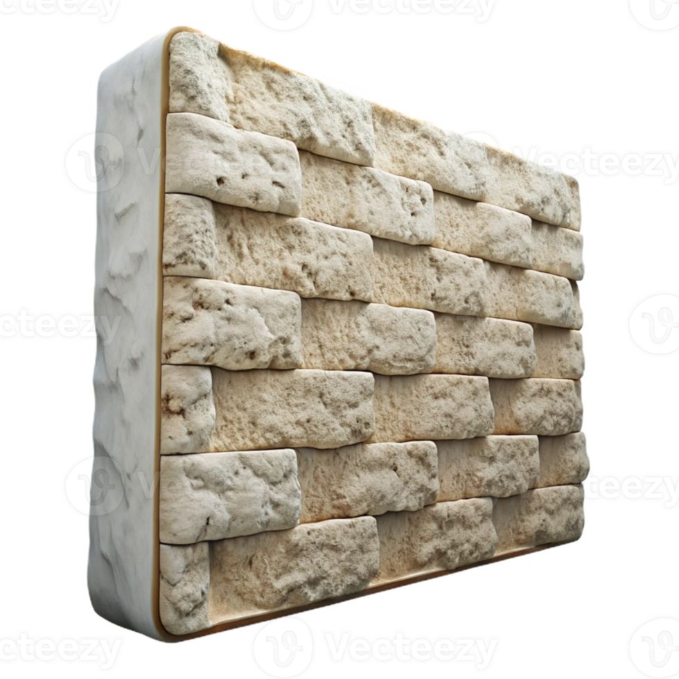 wonderful artistic Textured Plaster Wall Section Transparent Background genuine png