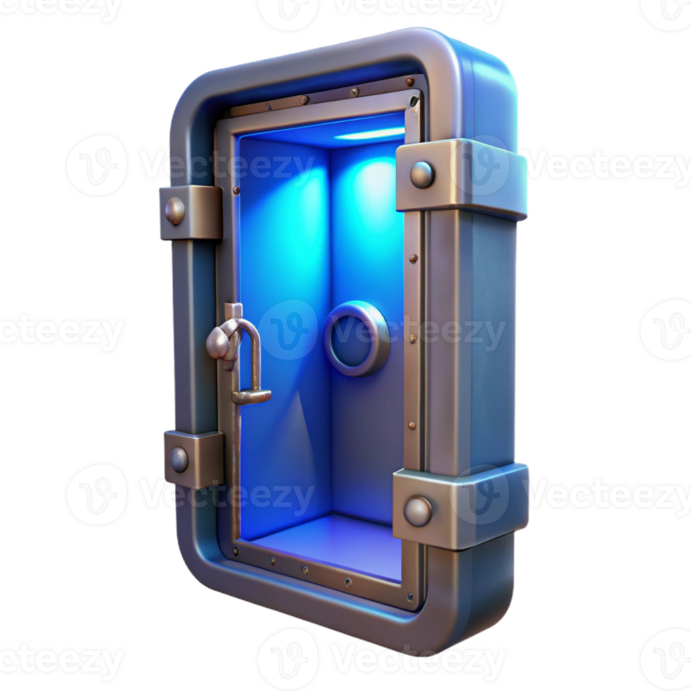 dramatic classic Time Machine Door Opening Bright Light Transparent Background authentic png