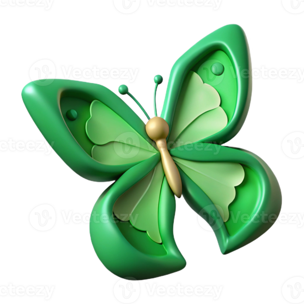 serene abstract Time Paradox Butterfly Effect Illustration Green Cutout authentic png