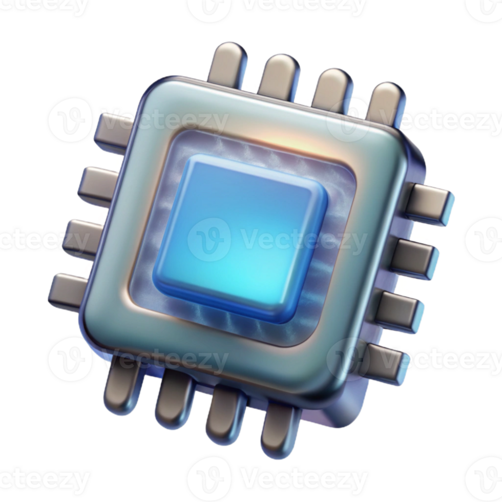 magnificent artistic Transparent Biosensor Chip Cutout Element premium png