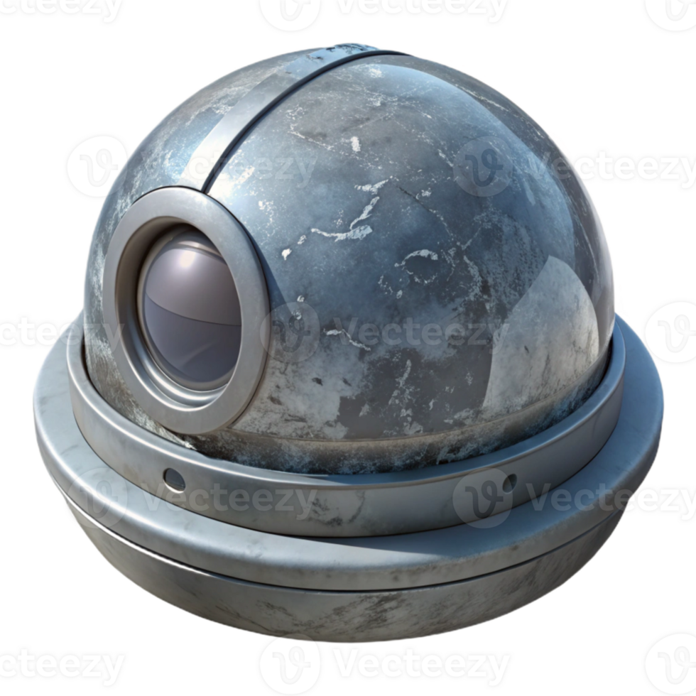 magnificent classic Transparent Security Camera Dome Shape Isolated high resolution png