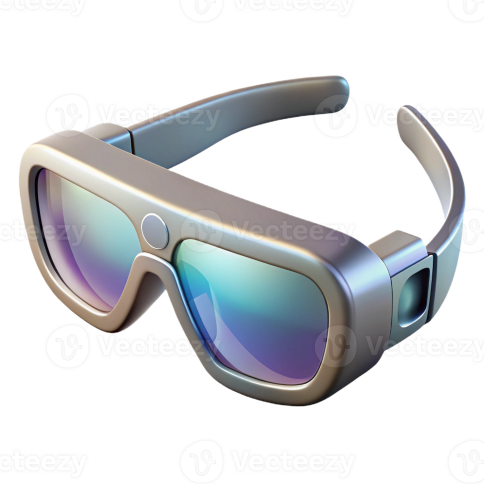 elegant classic Transparent Smart Glasses Side View Isolated Element high quality png