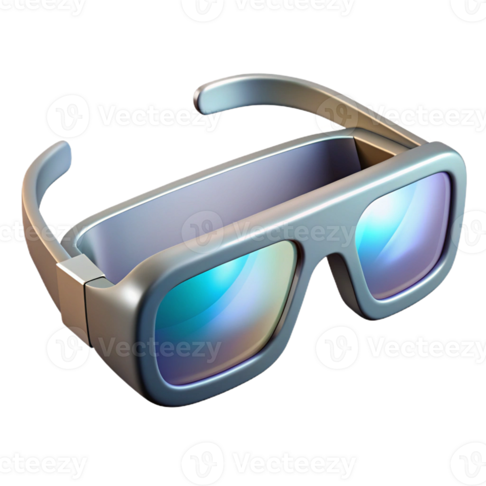 stunning classic Transparent Smart Glasses Side View Isolated Element original png