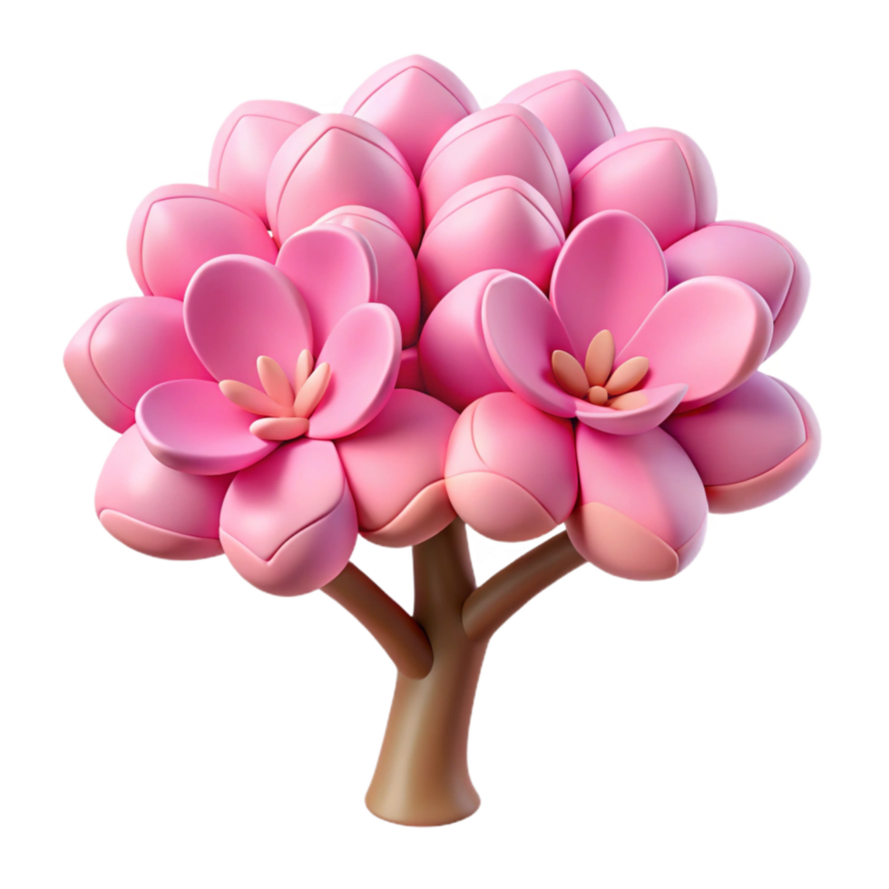 magnificent minimalist Tree Blossom Pink Cutout high resolution png