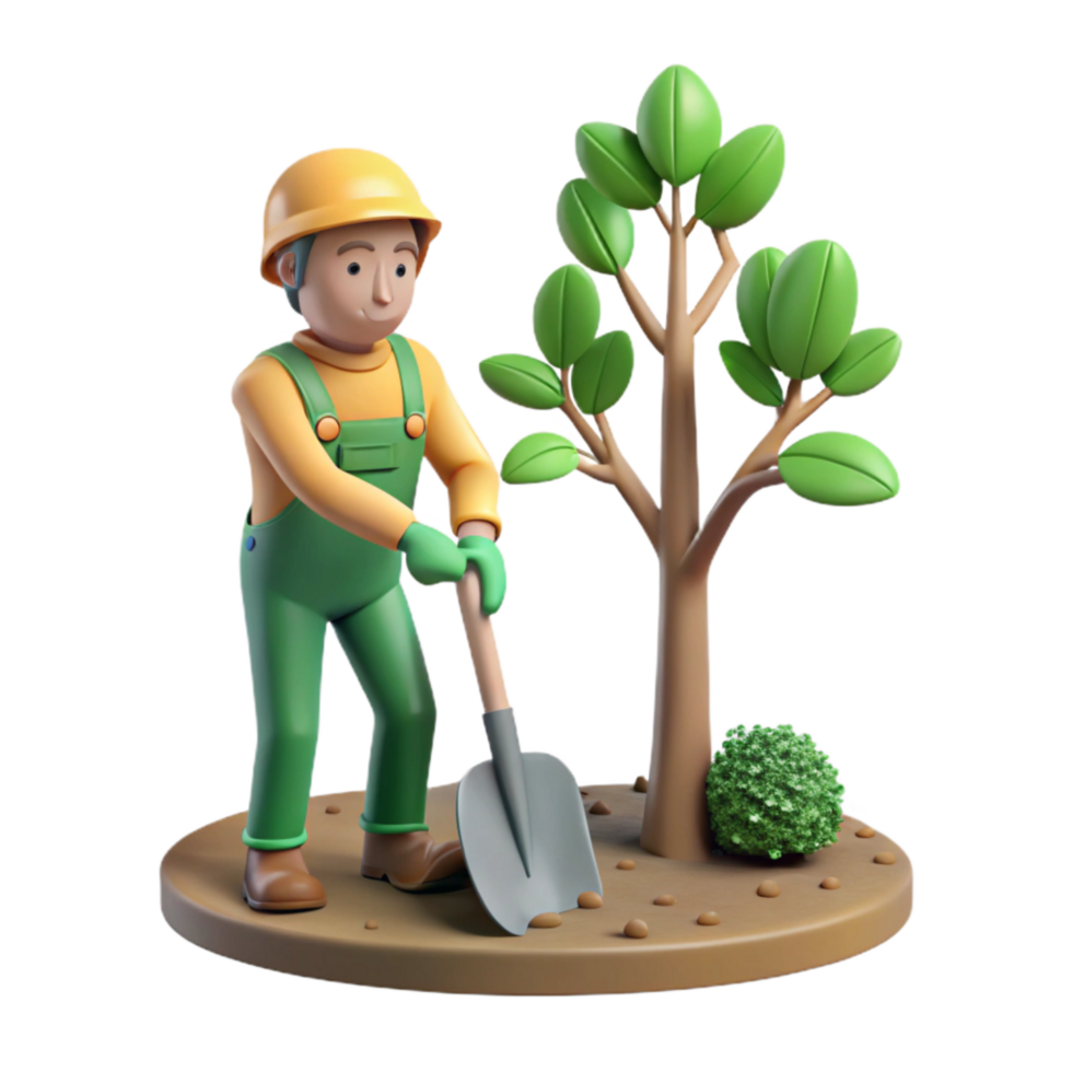 impressive contemporary Tree Planting Volunteers Cutout Transparent Background original png
