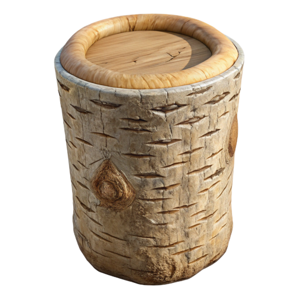 vibrant vintage Tree Trunk with Bark Texture Transparent Background original png
