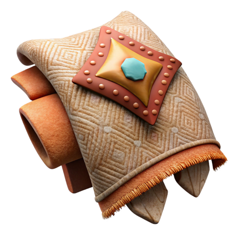 stunning creative Tribal Textile Pattern with Woven Texture Cutout Element detailed png