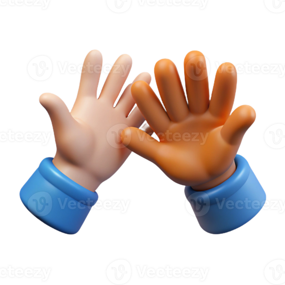 vibrant creative Two Hands Reaching Towards Each Other Cutout high quality png