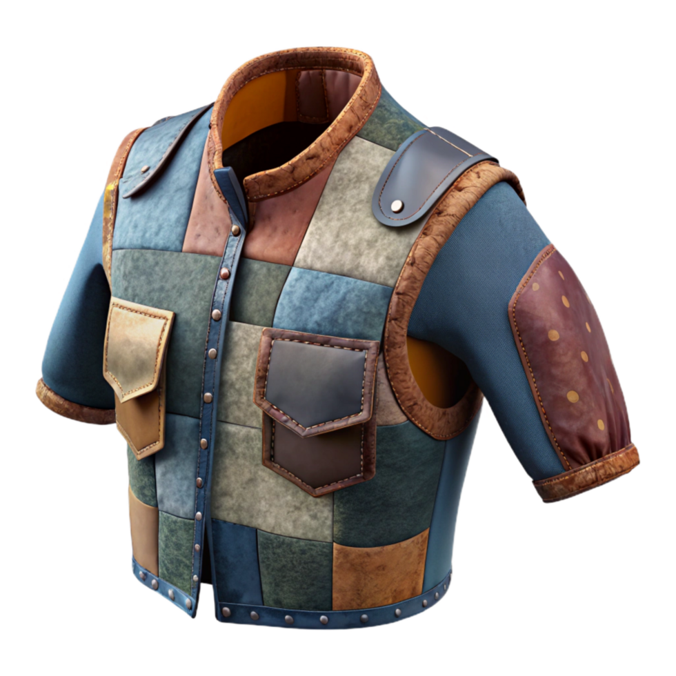 extraordinary classic Upcycled Clothing Patchwork Design Cutout exclusive png