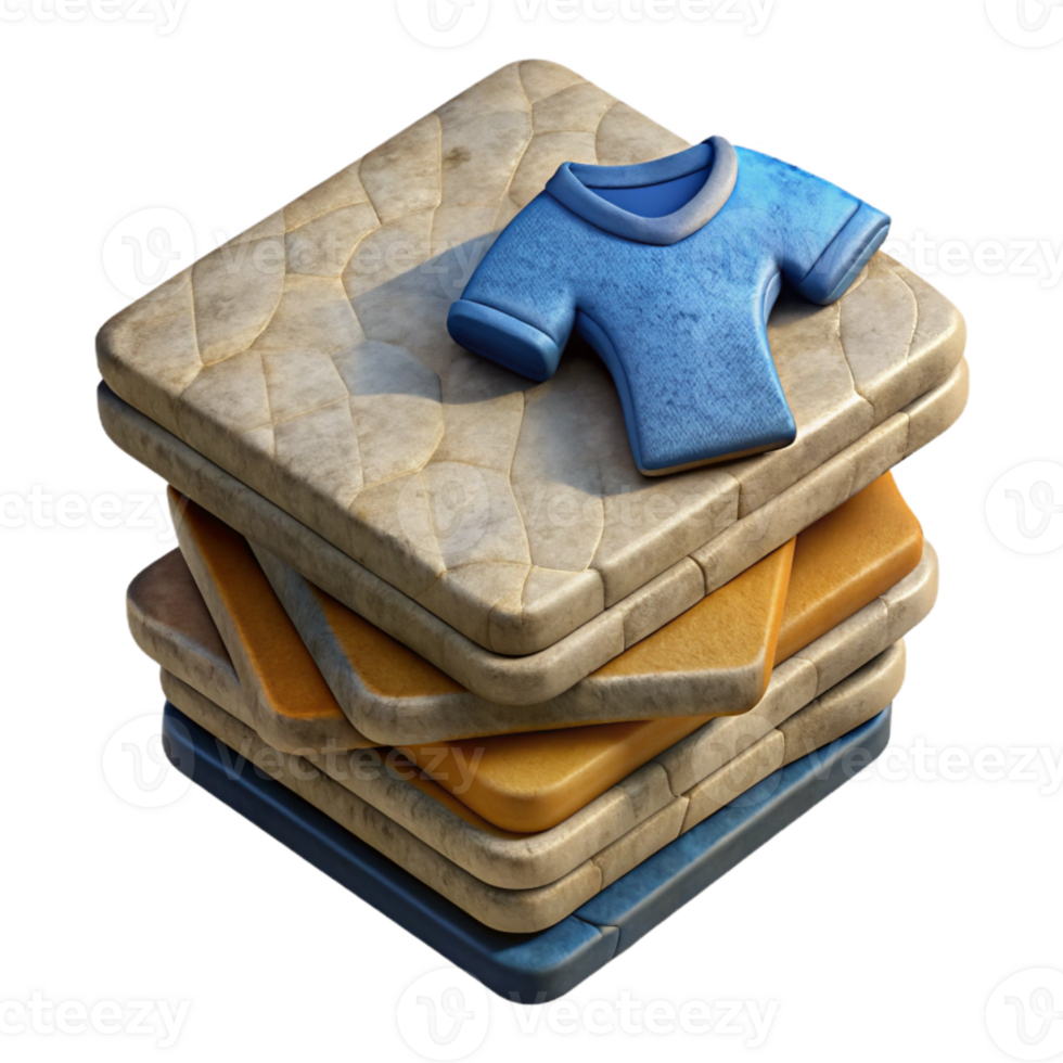 impressive abstract Upcycled Tshirt Coasters Isolated original png