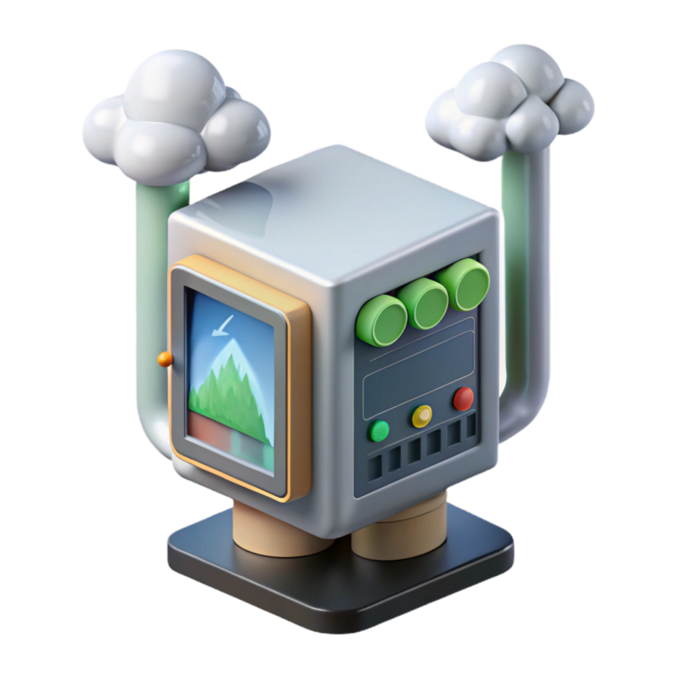 magnificent rustic Urban Air Quality Monitoring System Transparent Background authentic png