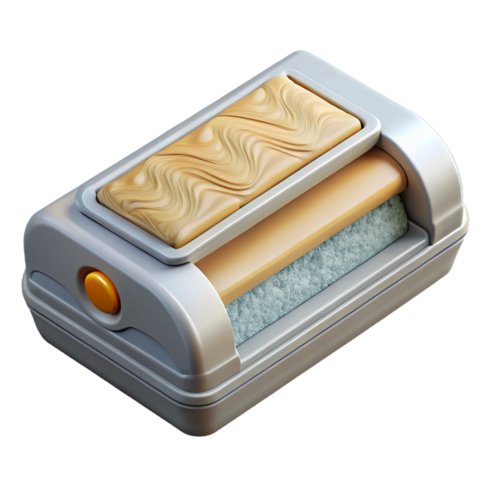 vibrant traditional Vacuum Sealer Cutout Transparent Background Top View high quality png