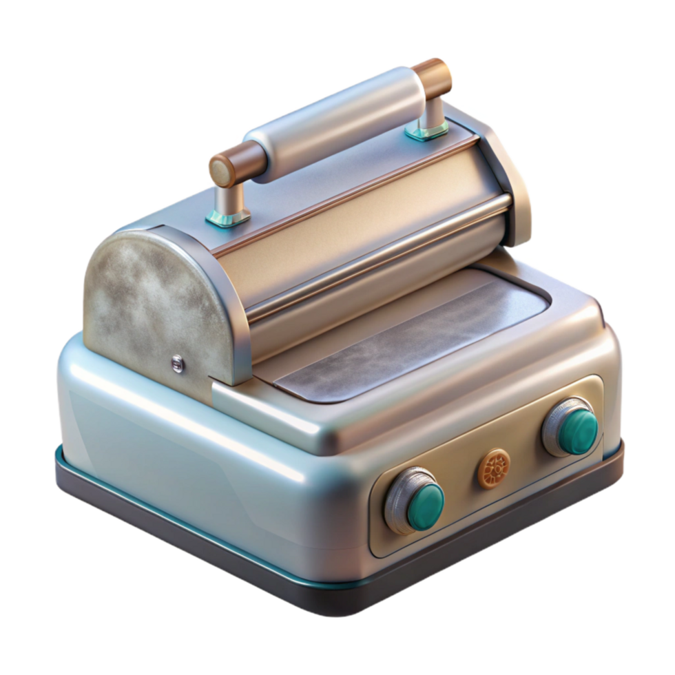 extraordinary rustic Vacuum Sealer Machine Front View Transparent Background professional png