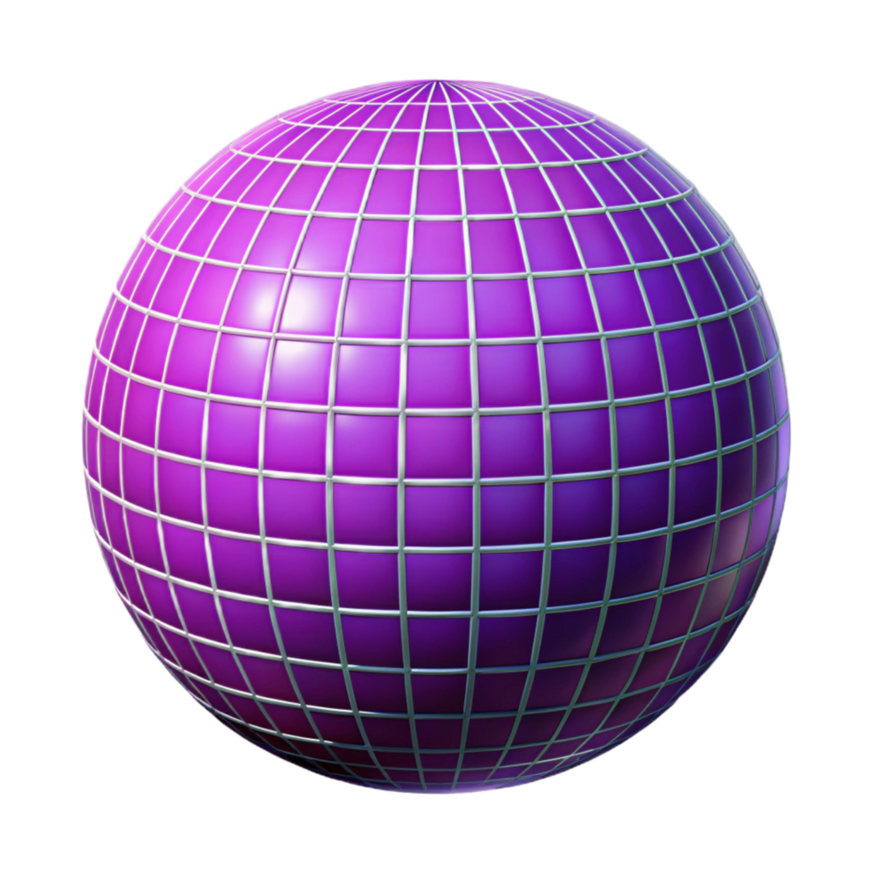 serene contemporary Vaporwave Grid Pattern Purple Transparent Background exclusive png