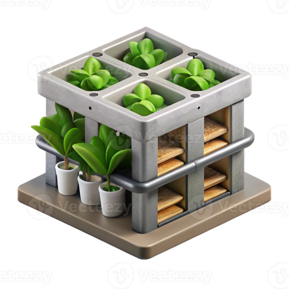 magnificent vintage Vertical Farm Modular Design Cutout exclusive png