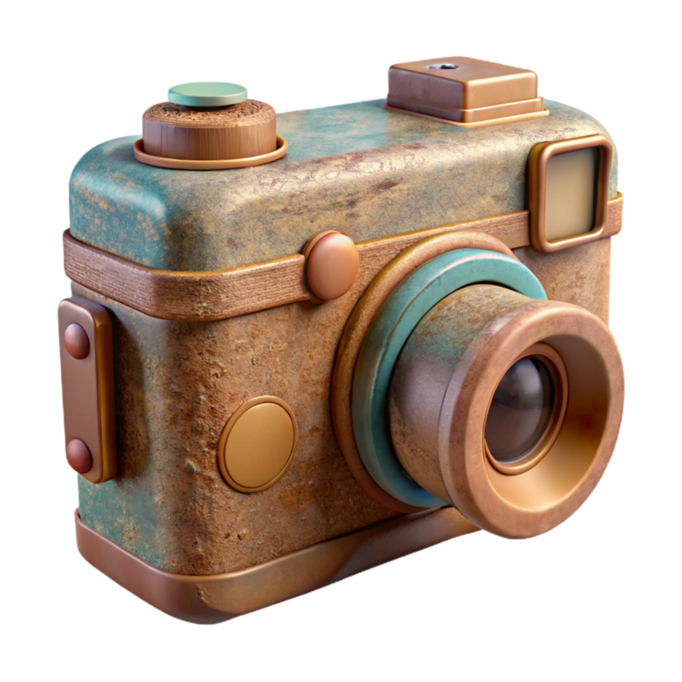 magnificent minimalist Vintage Camera Side View Cutout professional png