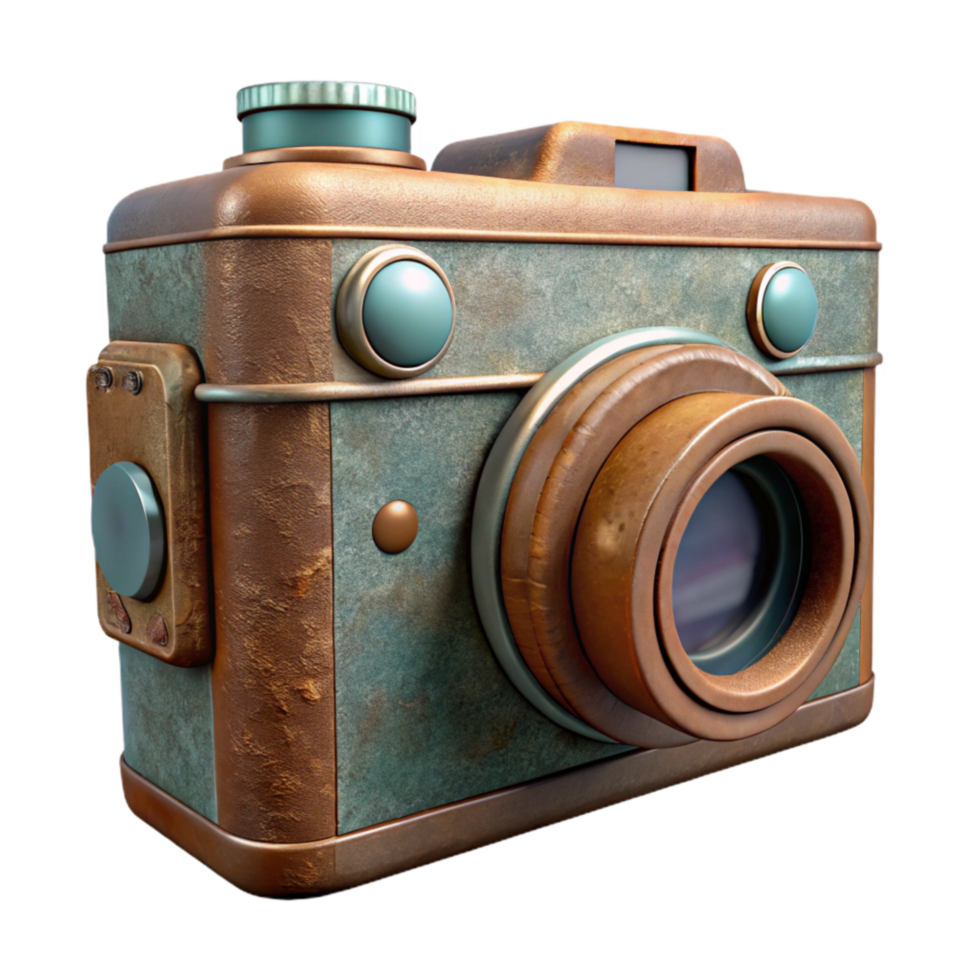 stunning artistic Vintage Camera Side View Cutout genuine png