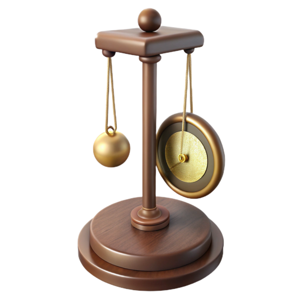 elegant rustic Vintage Clock Pendulum Swinging Motion Transparent Cutout high resolution png