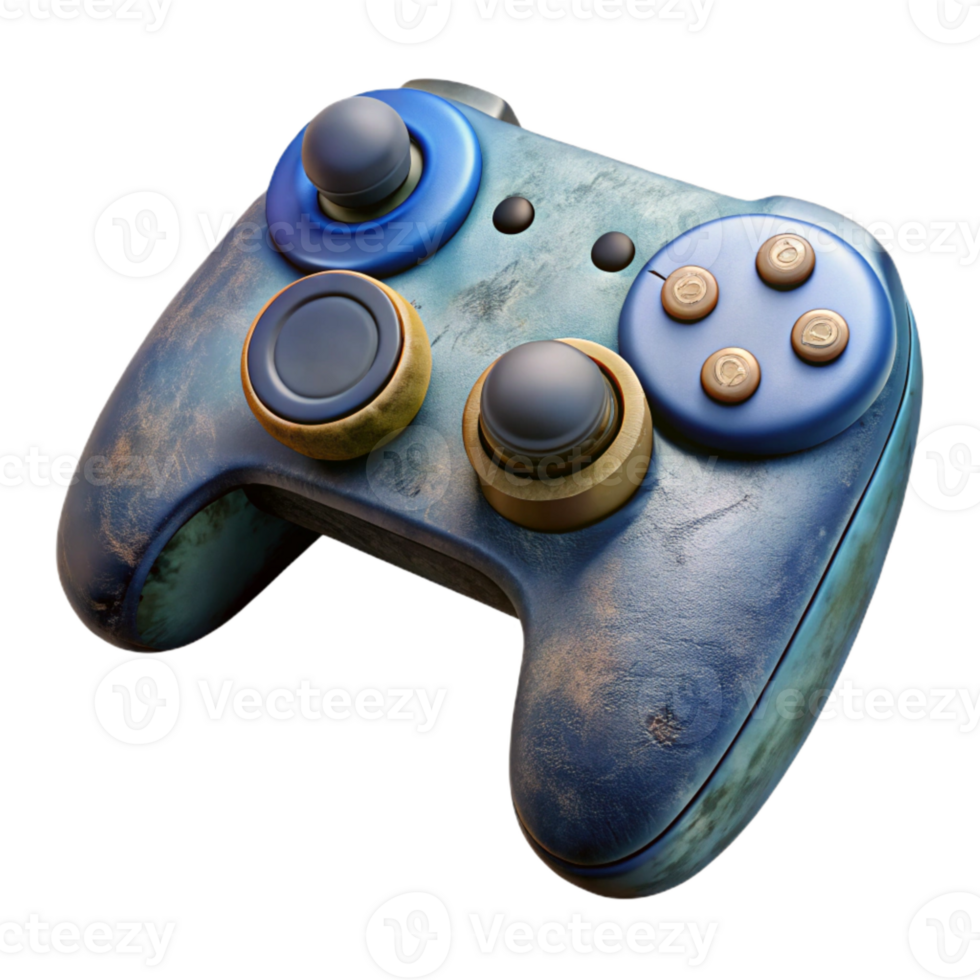 magnificent contemporary Virtual Reality Controller with Joystick and Buttons Isolated genuine png