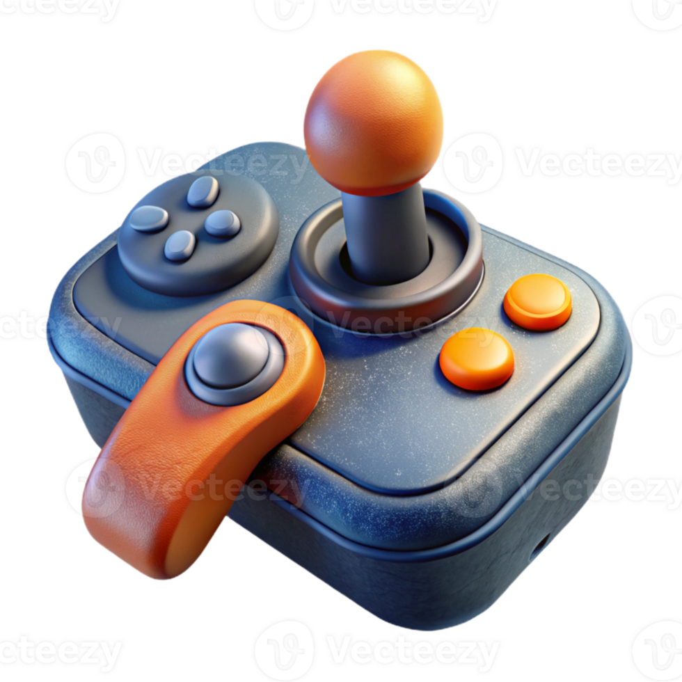 wonderful creative Virtual Reality Controller with Joystick and Buttons Isolated exclusive png