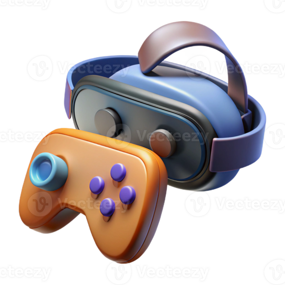 extraordinary abstract Virtual Reality Headset Controller Transparent Background with Button Details high quality png