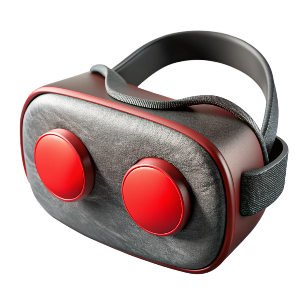 extraordinary contemporary Virtual Reality Headset with Hand Tracking in Digital World Cutout authentic png
