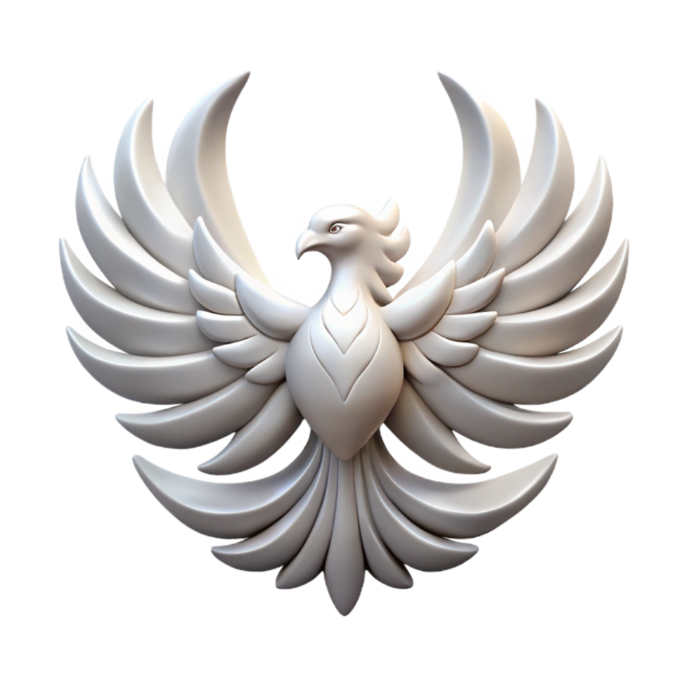 dramatic classic Virtual Reincarnation Symbol White Swirl Transparent Background high resolution png