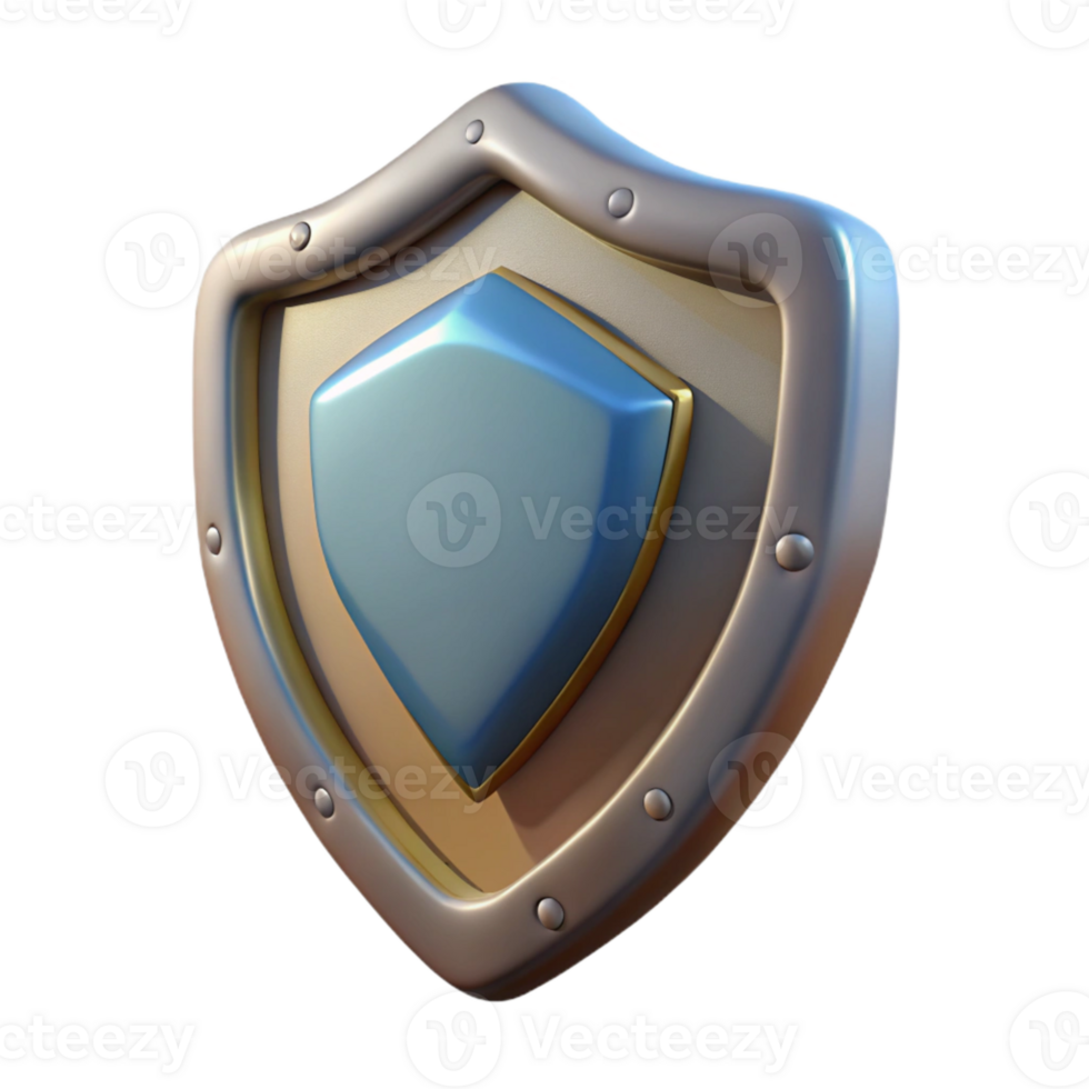 stunning contemporary Virtual Shield Graphic Cutout Element on Transparent Background png