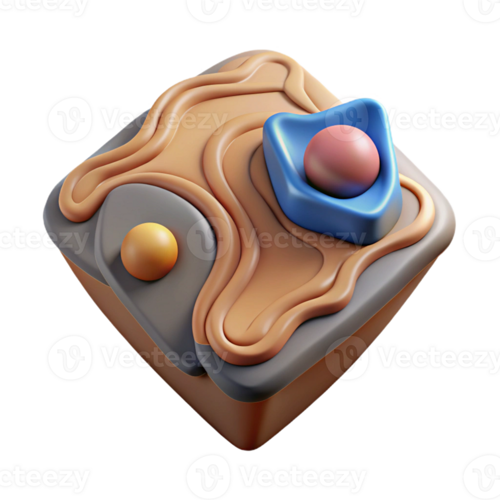 elegant rustic Virtual Terrain Sculpting Tools Icon Transparent Background genuine png