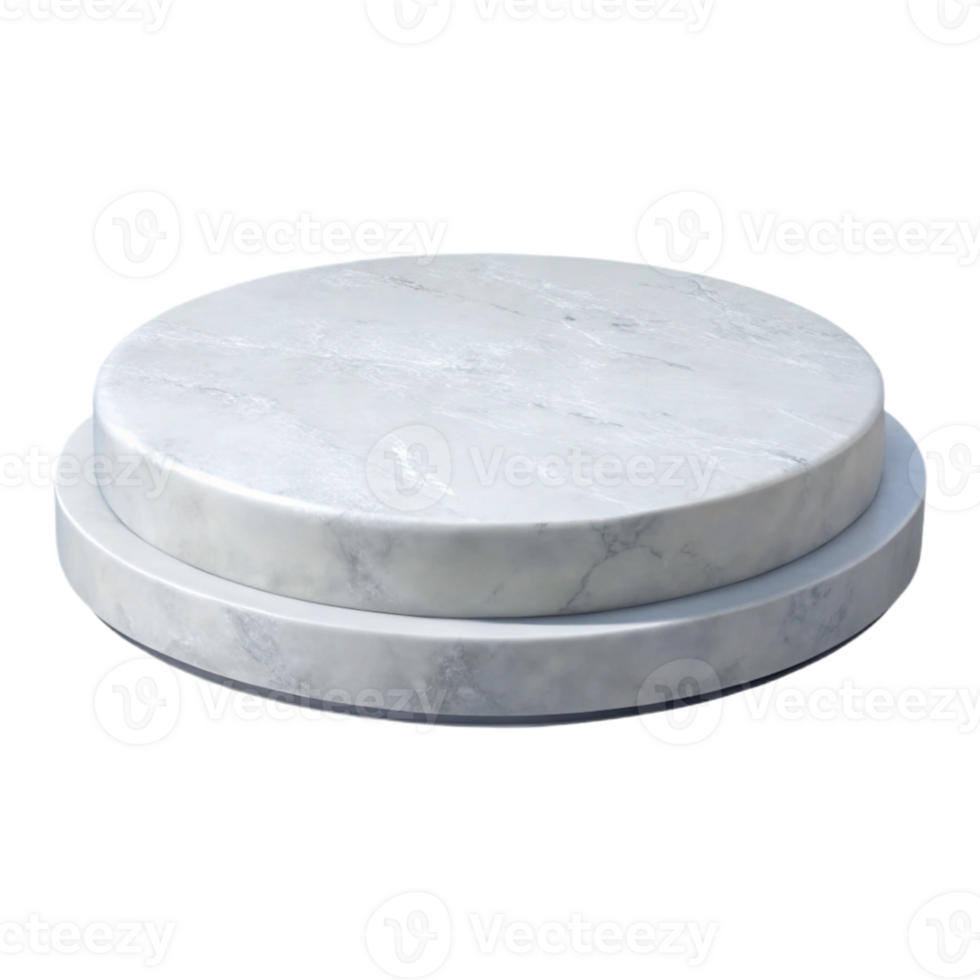 stunning rustic Virtual White Platform Angled View Isolated high resolution png