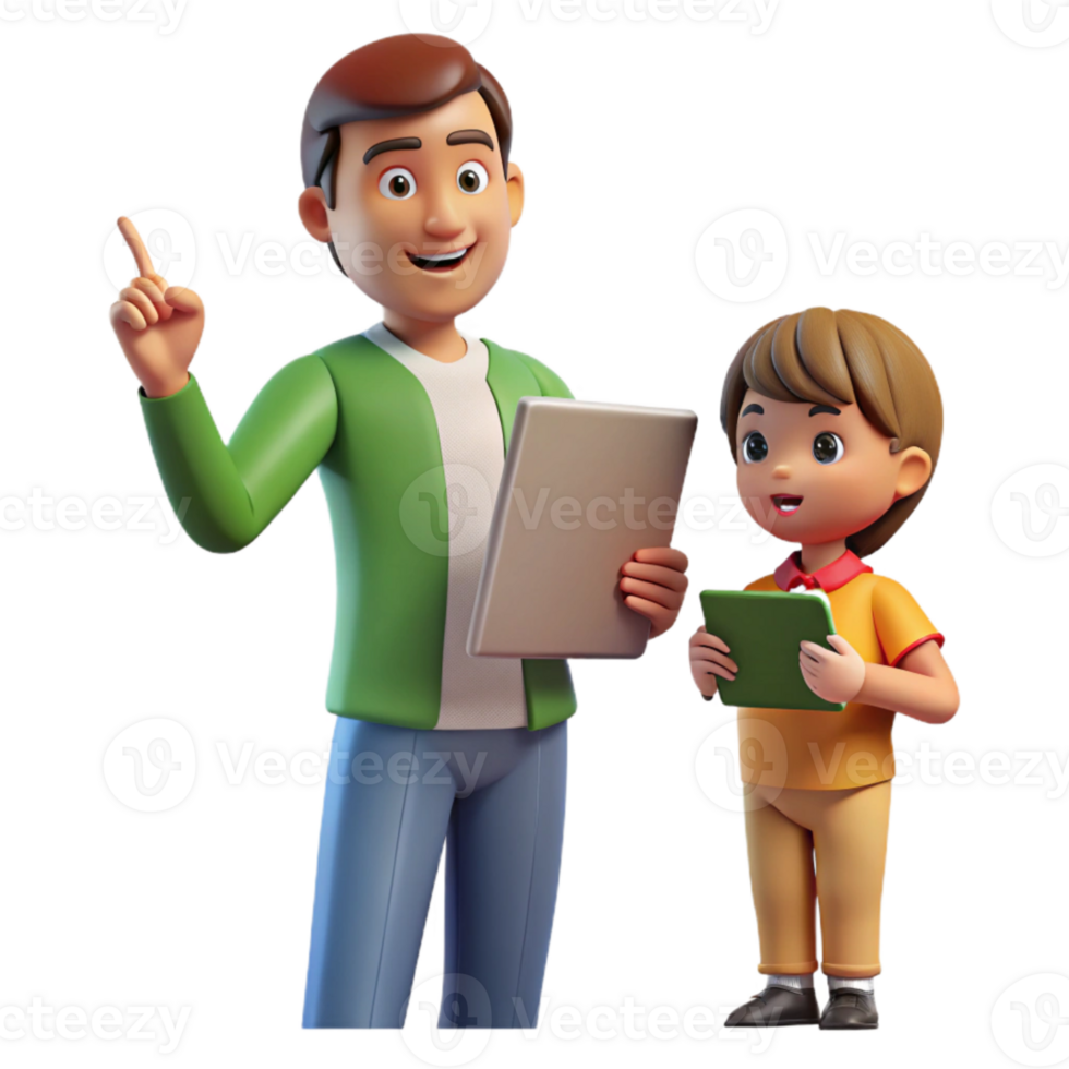 impressive modern Volunteer Teaching Children Skills Transparent Background authentic png