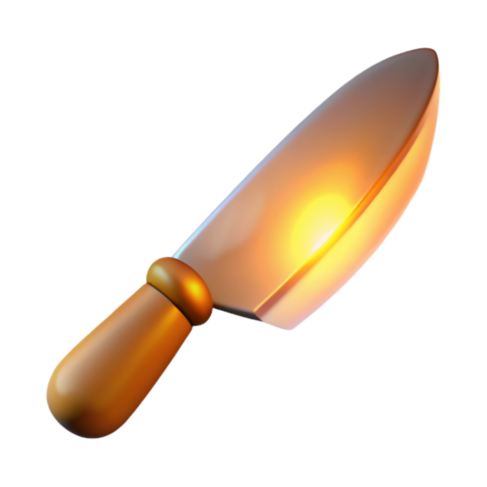 impressive modern Warm Light on Knife Cutout authentic png