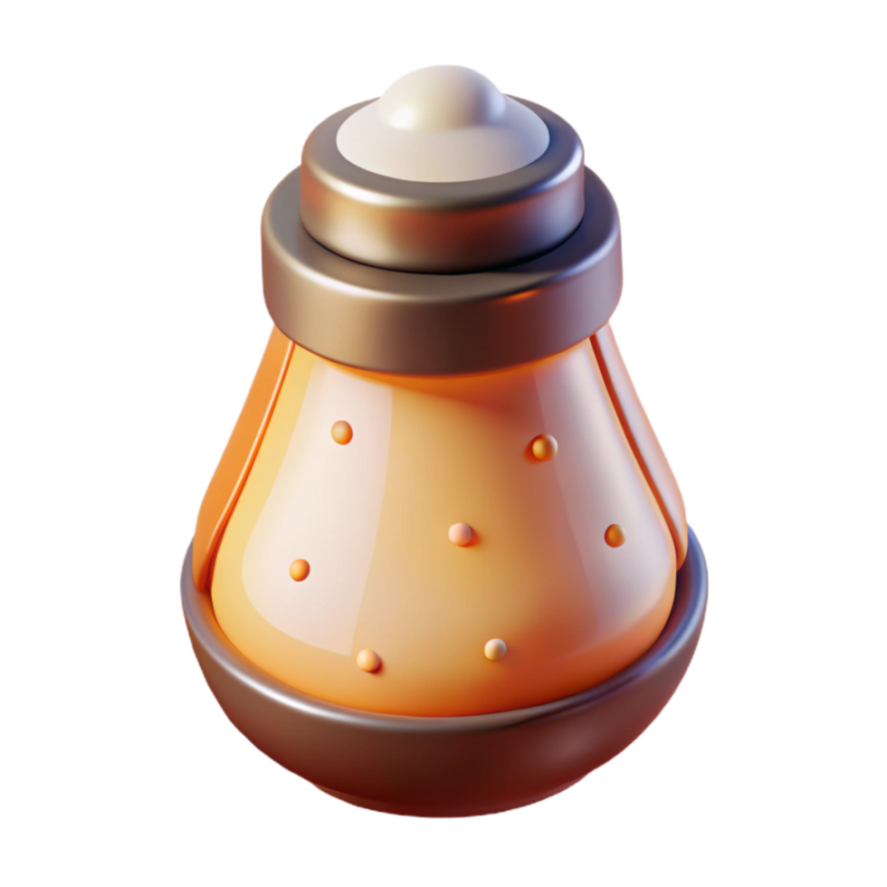 elegant rustic Warm Light on Salt Shaker Cutout original png