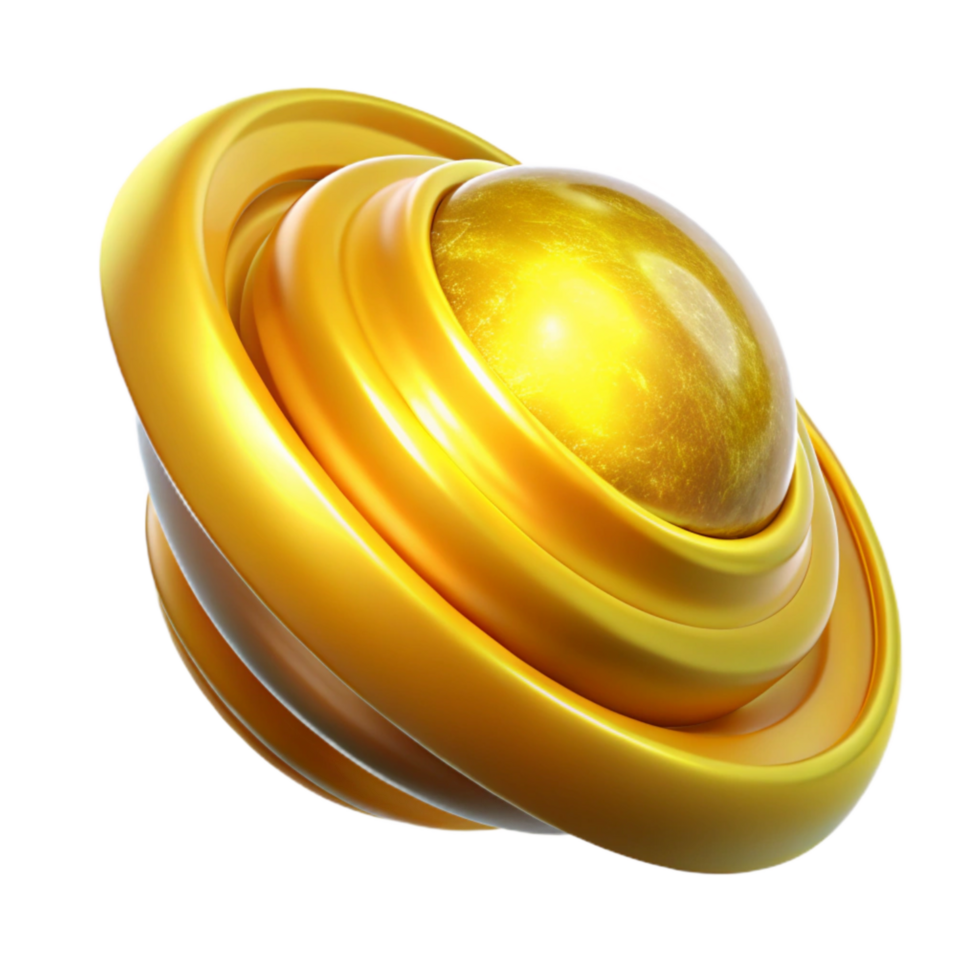 wonderful minimalist Warp Drive Energy Field Glowing Yellow Isolated detailed png