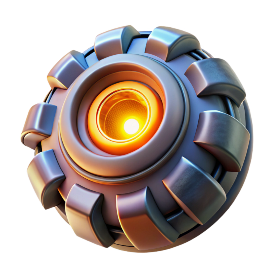 extraordinary rustic Warp Drive Engine Glowing Core Cutout Element png