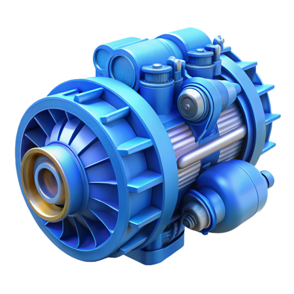 stunning classic Warp Drive Engine Schematic Diagram Blue Isolated high quality png