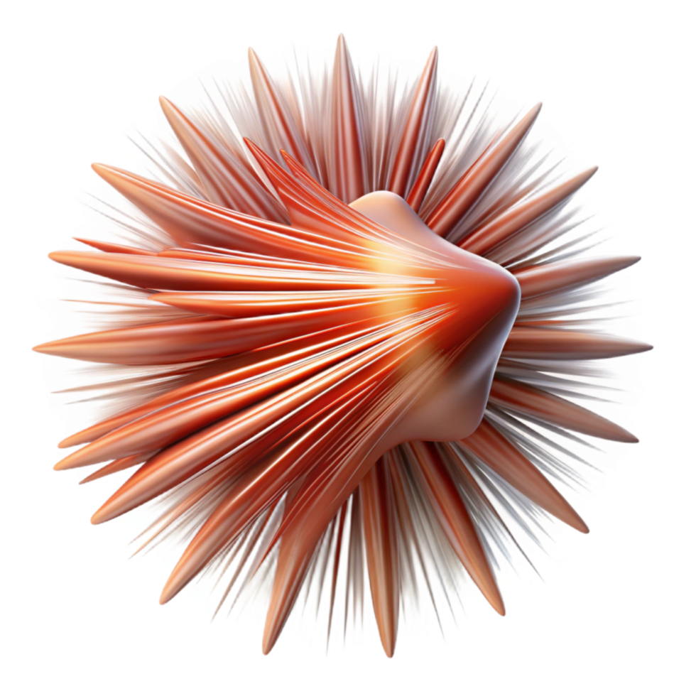 serene minimalist Warp Speed Effect Streaking Lines Isolated Element high quality png