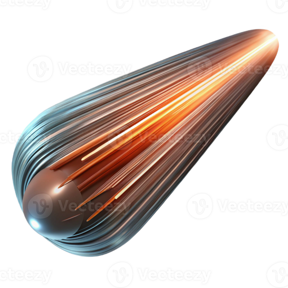 elegant modern Warp Speed Trails Light Streaks Isolated genuine png