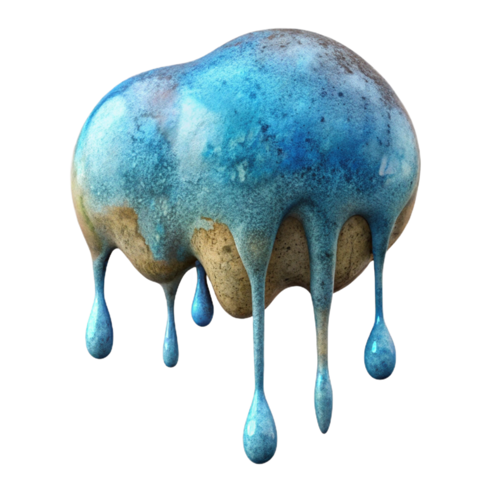 beautiful minimalist Watercolor Texture Splatters and Drips Cutout detailed png
