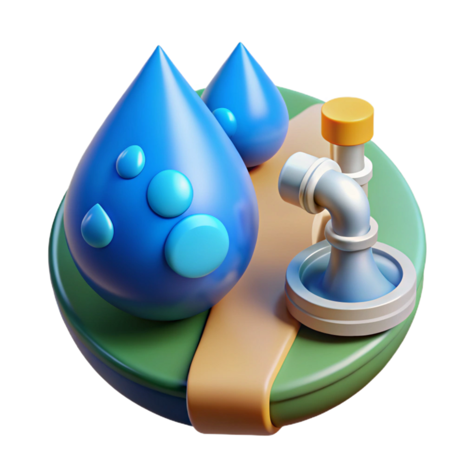 magnificent vintage Water Conservation Measures Infographic Isolated Transparent Background exclusive png