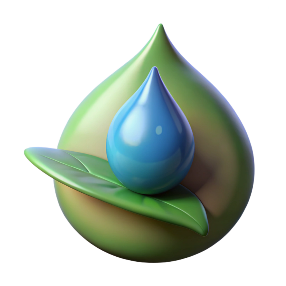 magnificent vintage Water Droplet on Leaf Macro Photography Element authentic png