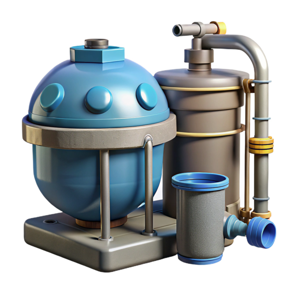 magnificent classic Water Filtration System Maintenance Diagram Isolated Element high quality png