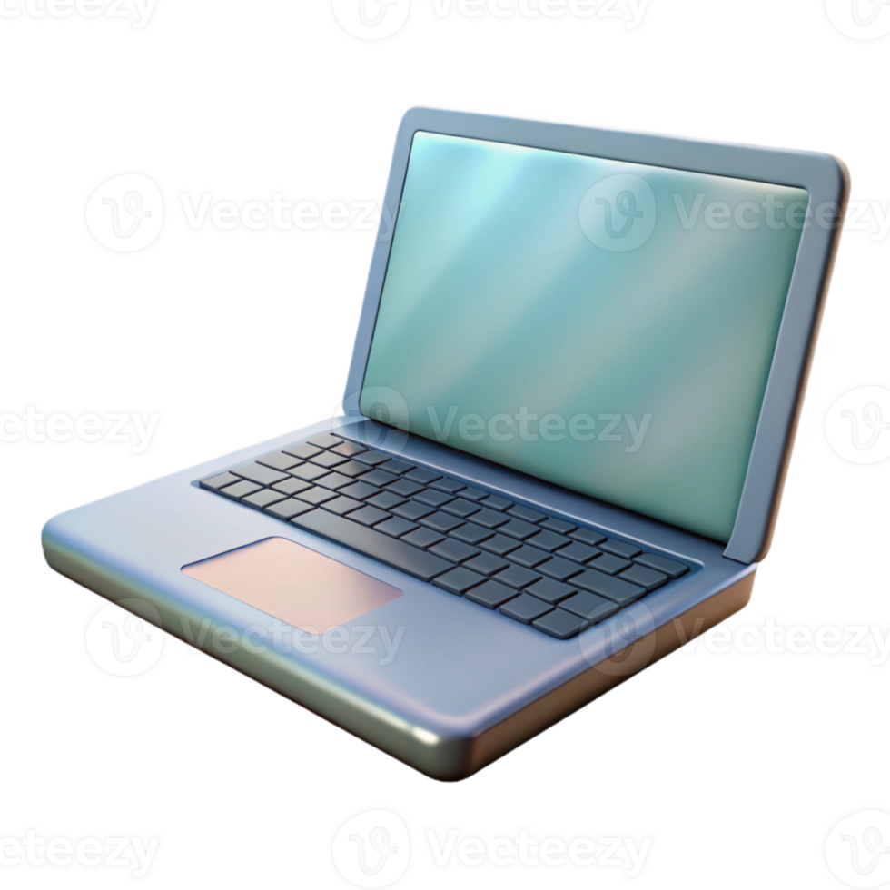 stunning minimalist Weightless Laptop Front View Isolated Element detailed png