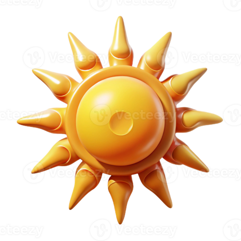 wonderful artistic Whimsical Paper Sun Cutout with Warm Glow Transparent premium png