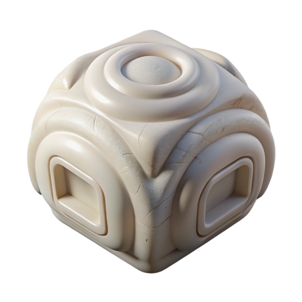 serene modern White 3d Printed Gadget Transparent Background genuine png