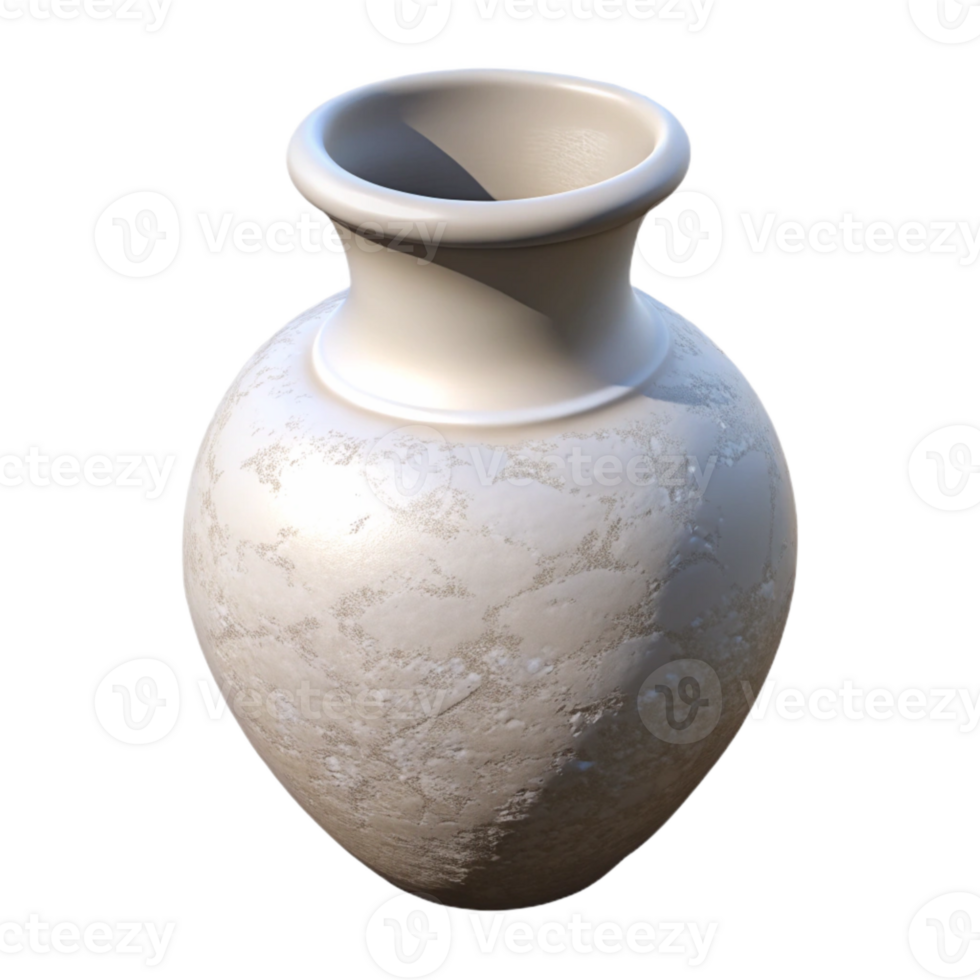 extraordinary classic White Ceramic Vase Empty Transparent Background png