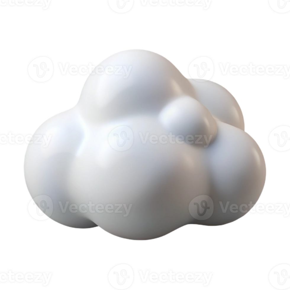magnificent contemporary White Cloud Cutout with Soft Edges premium png