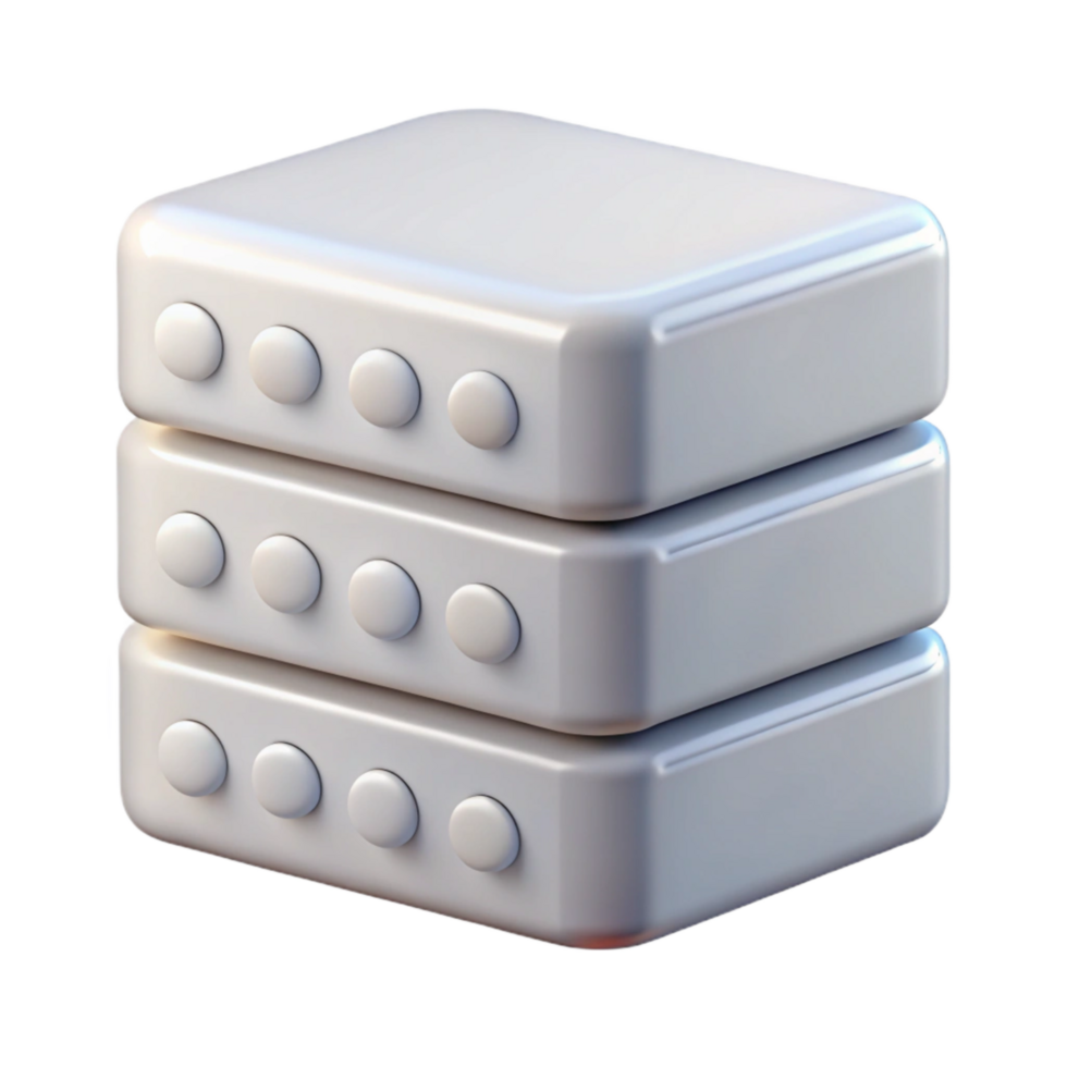 wonderful traditional White Server Rack Icon Isolated on Transparent Background high resolution png